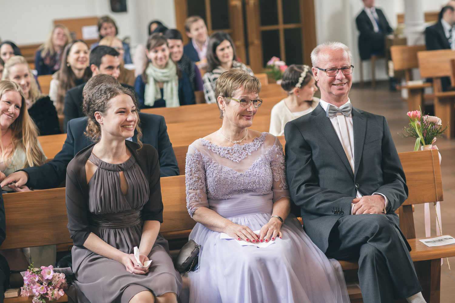 Hochzeitsfotograf Baar Zug Trauung Gäste