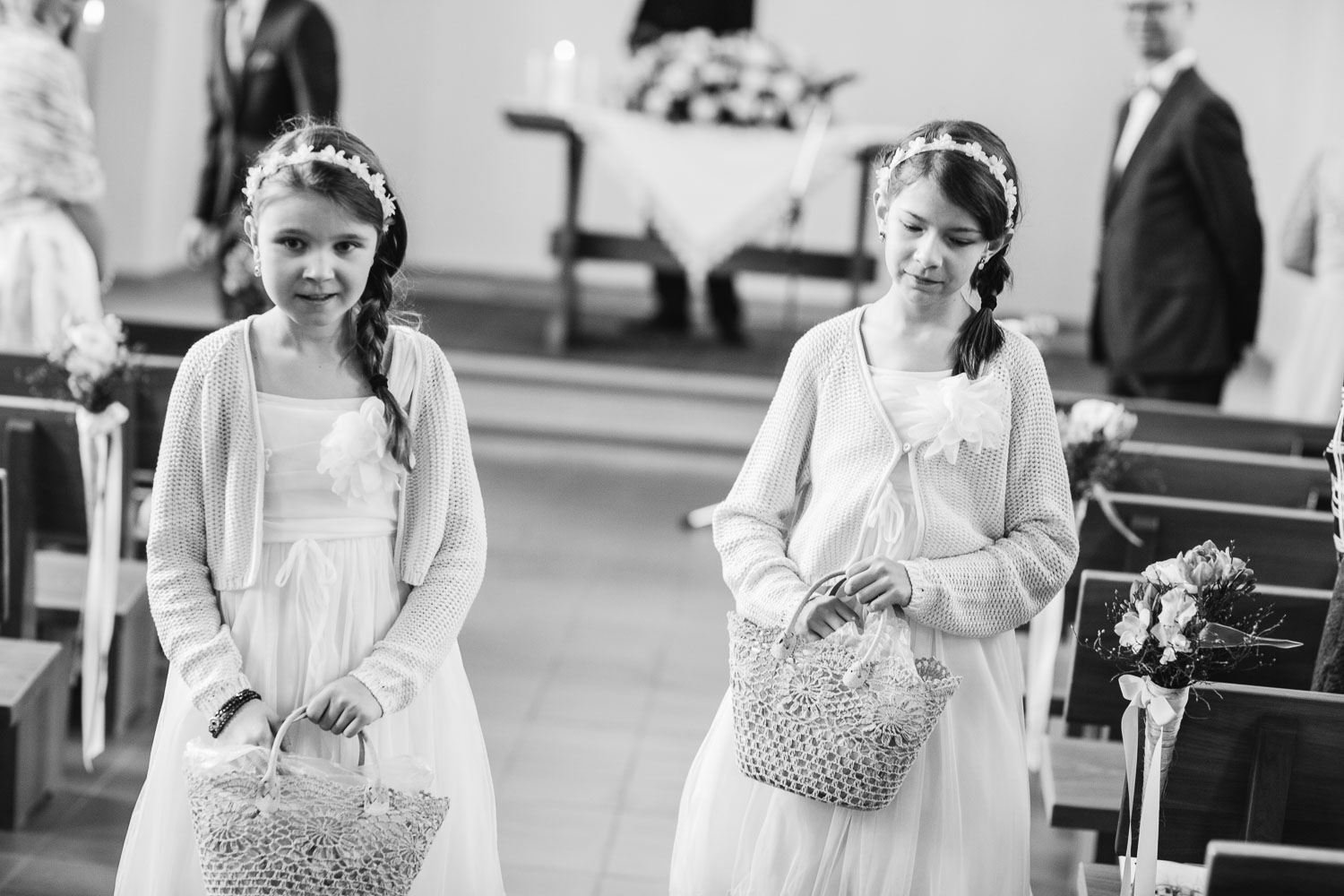 Hochzeitsfotograf Baar Zug Trauung Blumenmädchen
