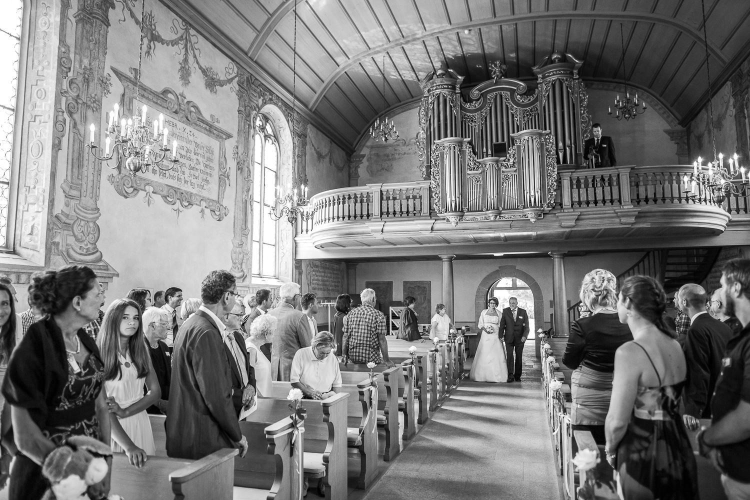 Hochzeit Kirche Gränichen Einzug