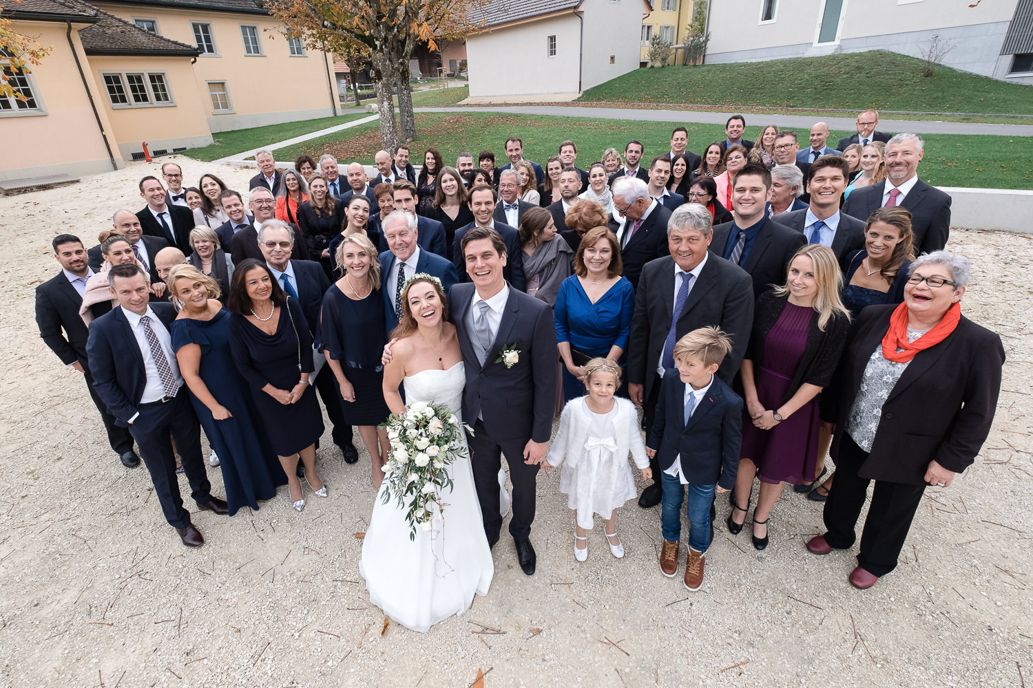 Hochzeit Trotte Villigen Gruppenfoto